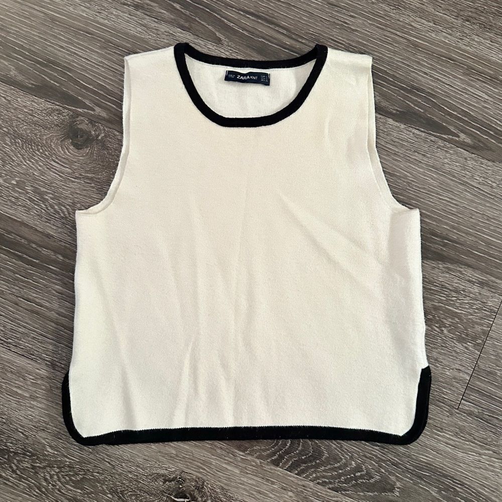 Zara Sleeveless Knit Sweater